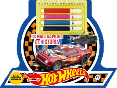 LIVRO 365 DESENHOS PARA COLORIR HOT WHEELS