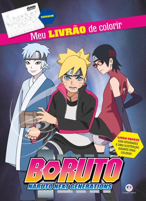 CIR - MEU LIVRAO DE COLORIR - BORUTO