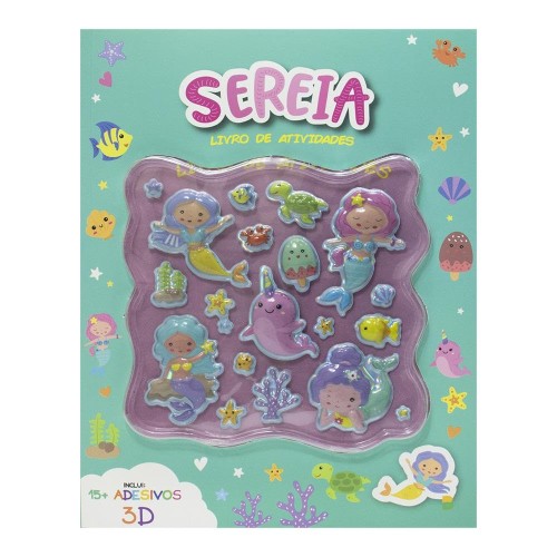 TL - ADESIVOS 3D - LIVROS DE ATIVIDADES: SEREIA