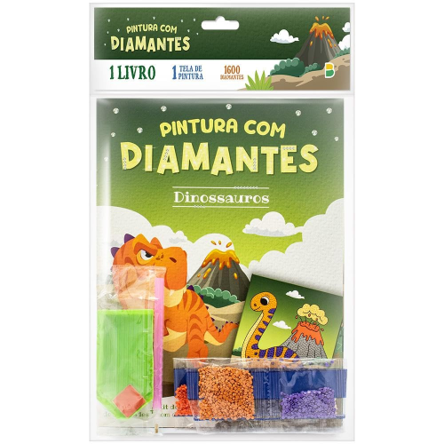 TL - PINTURA COM DIAMANTES - DINOSSAUROS
