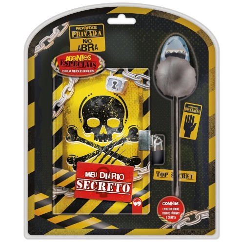 VALE - LIVRO DIARIO POMPOM AGENTE ESPECIAIS