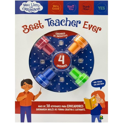 TL - MEU LIVRO COM CARIMBOS: BEST TEACHER EVER
