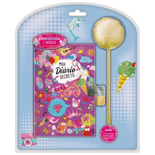 VALE - LIVRO DIARIO POMPOM DESCOLADAS E INCRIVEIS