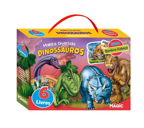 MAGIC KIDS - LIVRO MALETA DIVERTIDA - DINOSSAUROS