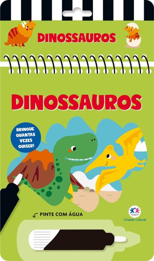 CIR - AQUABOOK (BRINQUE COM AGUA) - DINO