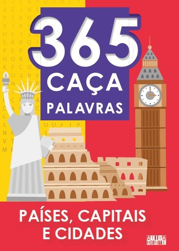 CIR - 365 CACA PALAVRAS PAISES, CAPITAIS E CIDADES