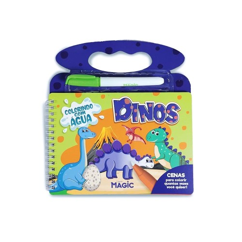 MAGIC KIDS - COLORINDO COM AGUA - DINOS