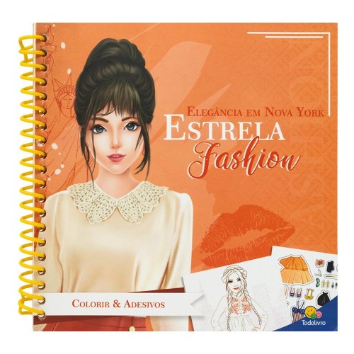 TL - ESTRELA FASHION - COLORIR & ADESIVOS: ELEGANCIA EM NOVA YORK