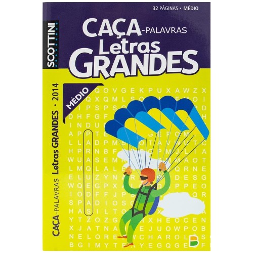 TL - SCOTTINI CACA-PALAVRAS LETRAS GRANDES (32P) N.2014 (MEDIO)
