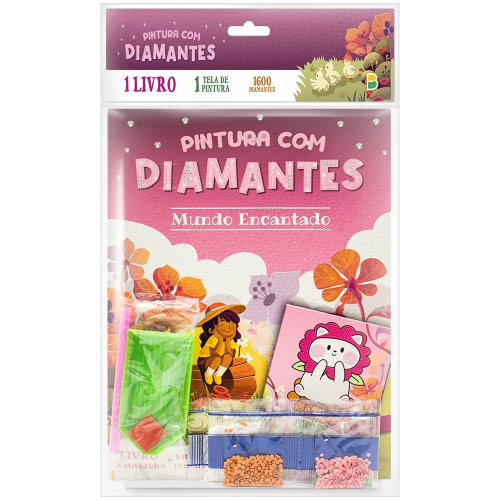 TL - PINTURA COM DIAMANTES - MUNDO ENCANTADO