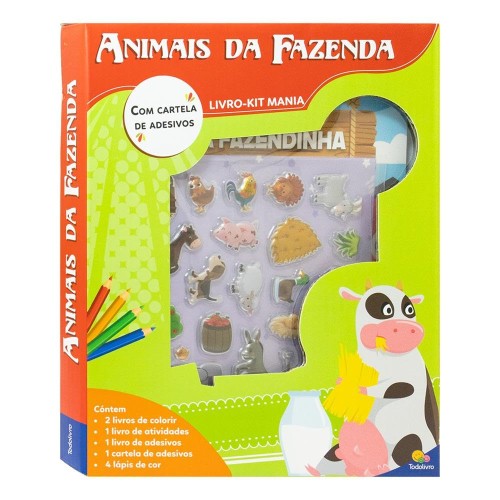 TL - LIVRO MANIA: ANIMAIS DA FAZENDA