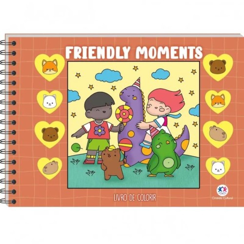 CIR - LIVRO DE COLORIR BOBBIE GOODS - FRIENDLY MOMENTS