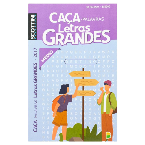 TL - SCOTTINI CACA-PALAVRAS LETRAS GRANDES (32P) N.2017