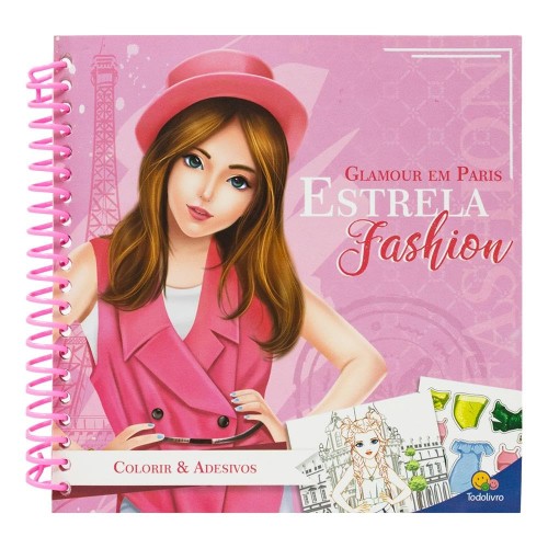 TL - ESTRELA FASHION - COLORIR & ADESIVOS: GLAMOUR EM PARIS