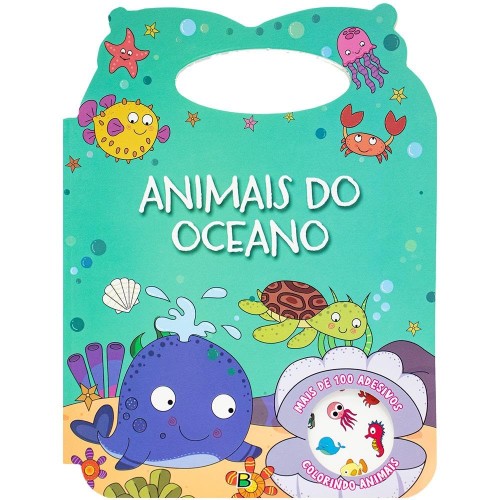 TL - COLORINDO ANIMAIS - UM LIVRO COM ALCA: ANIMAIS DO OCEANO
