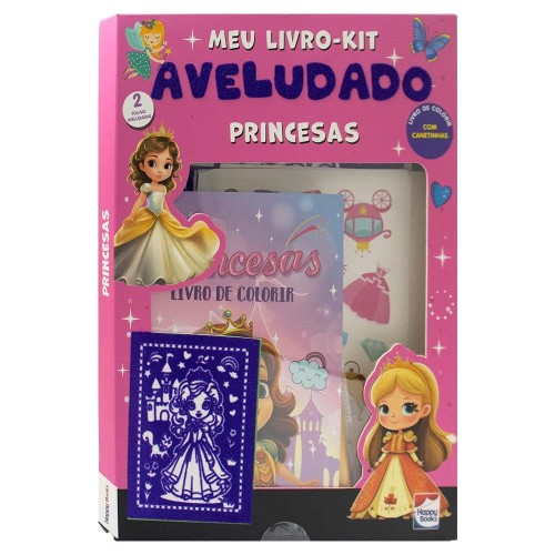 HAPPY - MEU LIVRO AVELUDADO - PRINCESAS