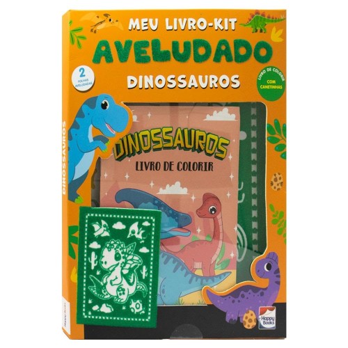 HAPPY - MEU LIVRO AVELUDADO - DINO