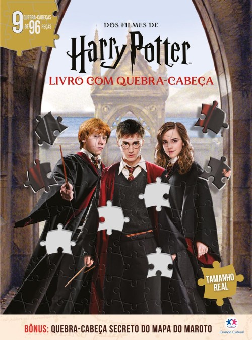 CIR - HARRY POTTER - LIVRO COM QUEBRA-CABECA