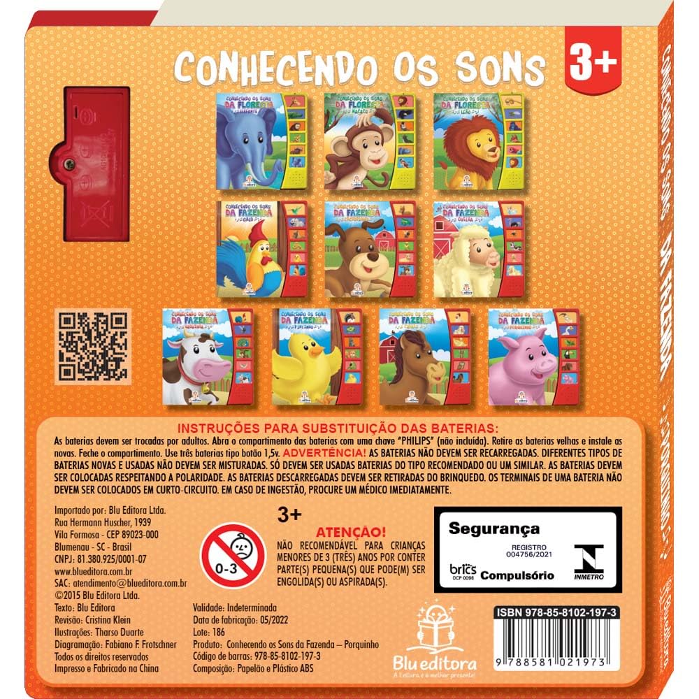 BLU EDITORA - CONHECENDO OS SONS - PORQUINHO - Imagem 2
