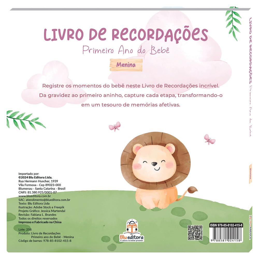 BLU EDITORA - PRIMEIRO ANO DO BEBE - MENINA - Imagem 2