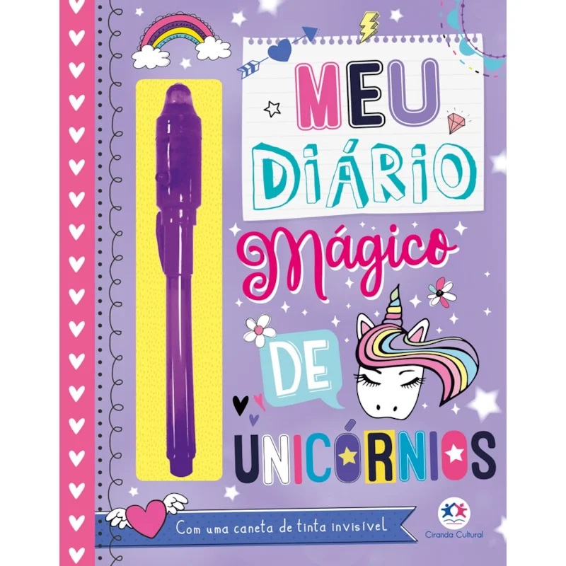 CIRANDA CULTURAL - DIARIO - MEU DIARIO MAGICO DE UNICORNIOS