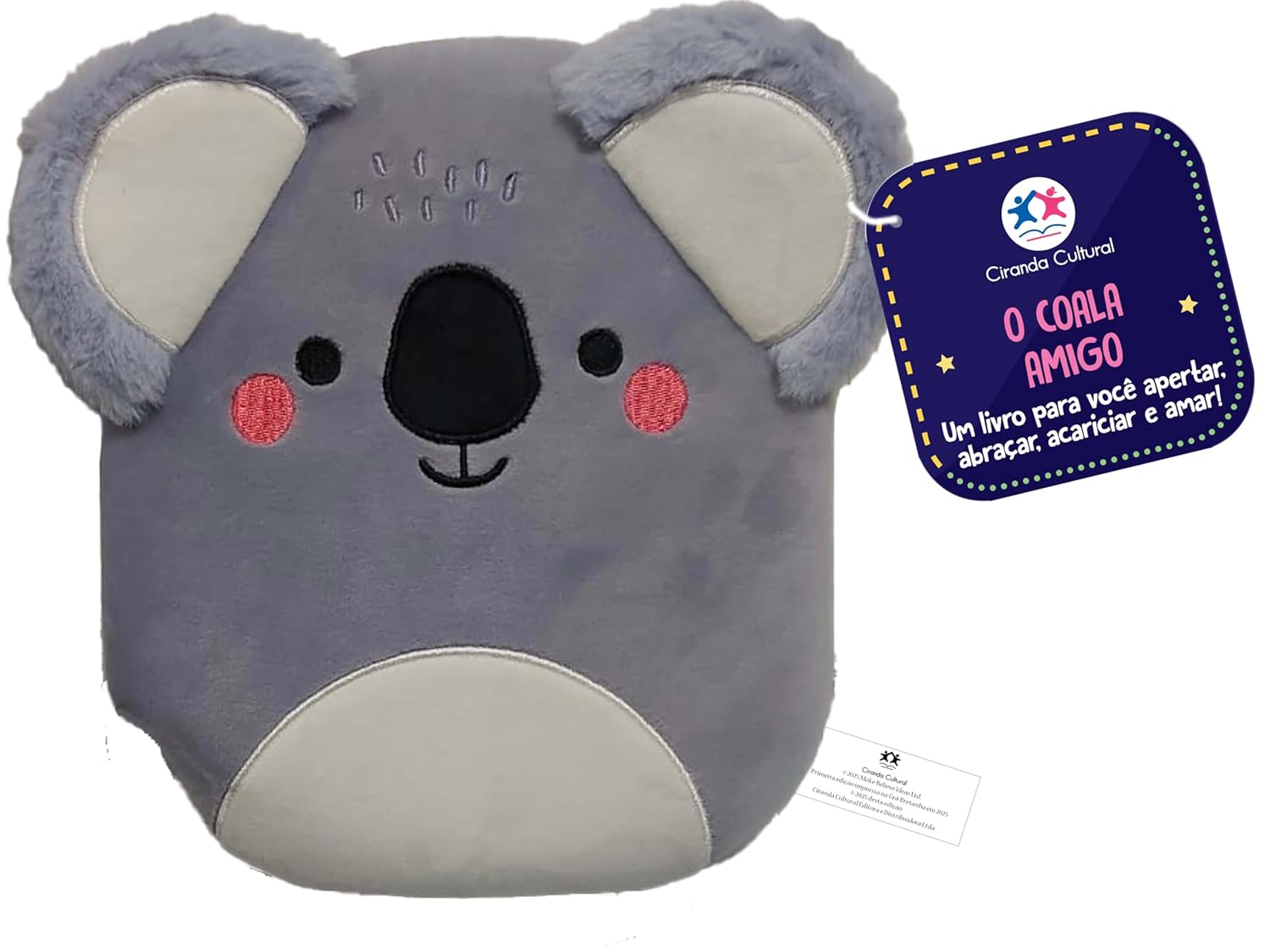 CIRANDA CULTURAL  - LIVRO DE PELUCIA - O COALA AMIGO