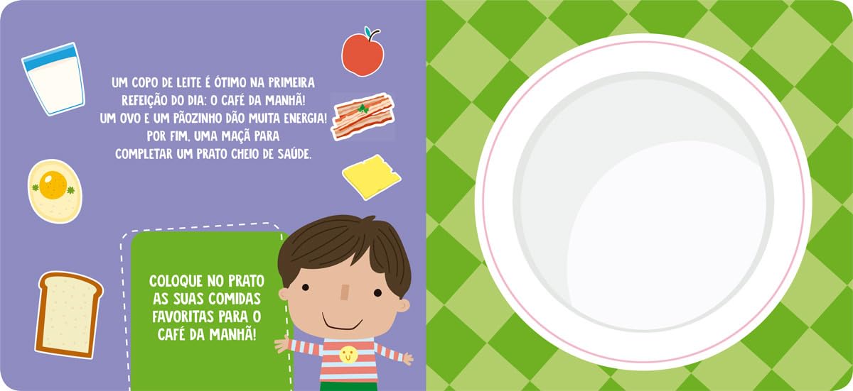 CIRANDA CULTURAL - PARA LER E DESCOBRIR (FELTRO) - HORA DE COMER - Imagem 2