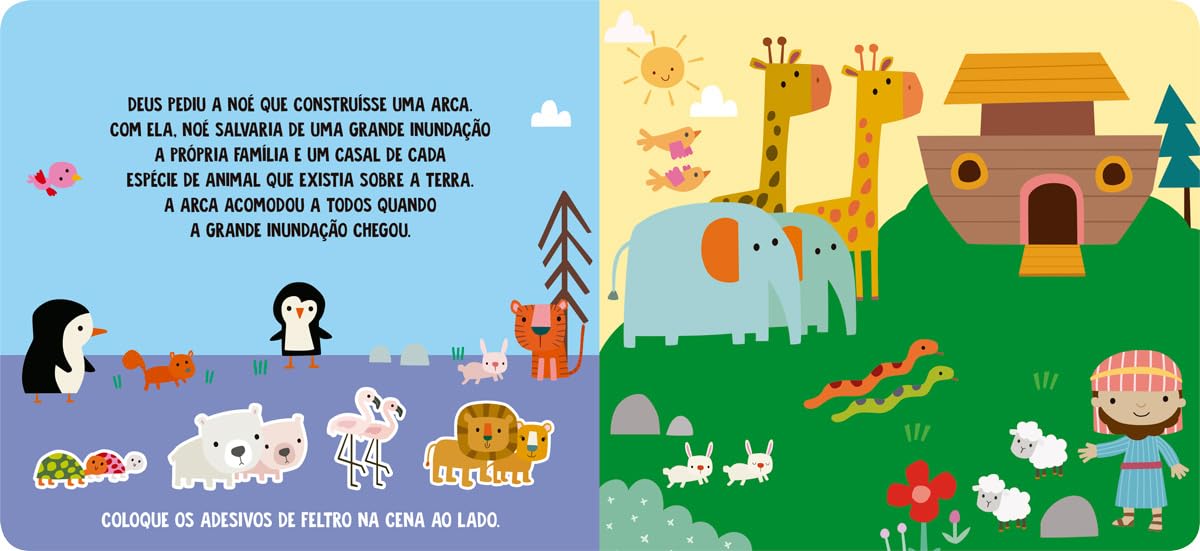 CIRANDA CULTURAL - PARA LER E DESCOBRIR (FELTRO) - HISTORIAS BIBLICAS - Imagem 2