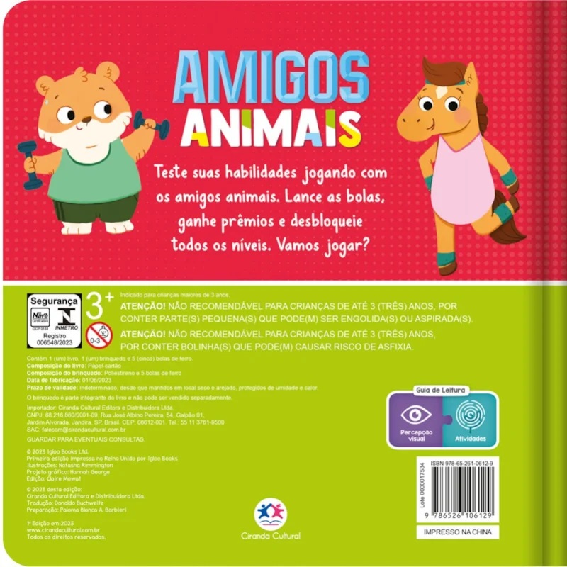 CIRANDA CULTURAL - PARA LER E SE DIVERTIR - AMIGOS ANIMAIS - Imagem 2