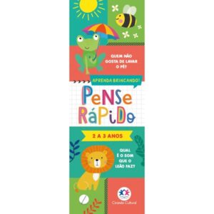 CIRANDA CULTURAL - PENSE RAPIDO - 2 A 3 ANOS (FLASH CARDS)