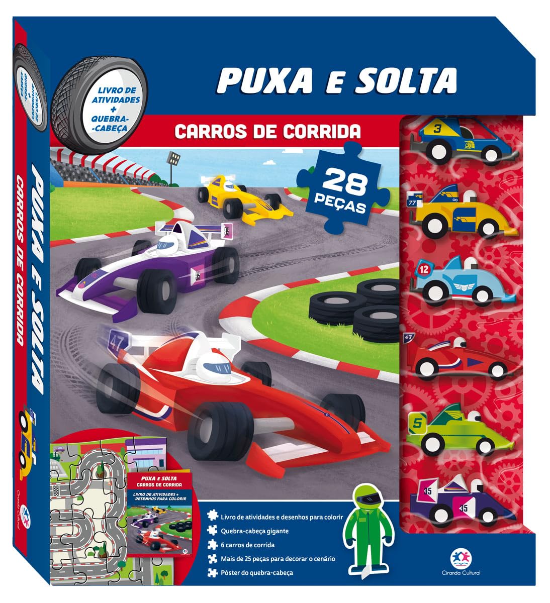 CIRANDA CULTURAL - PUXA E SOLTA - CARROS DE CORRIDA