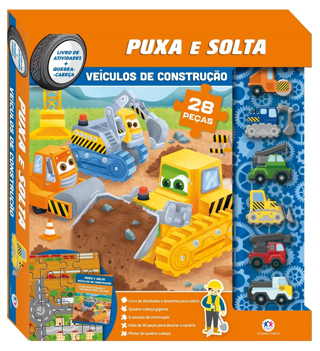 CIRANDA CULTURAL - PUXA E SOLTA - VEICULOS DE CONSTRUCAO