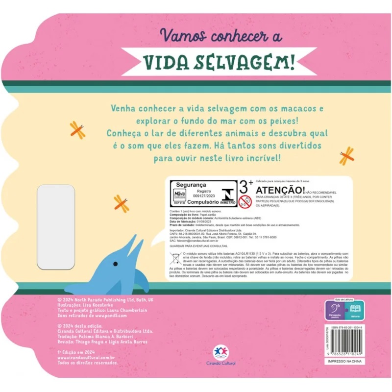 CIRANDA CULTURAL - SONORO - VAMOS VISITAR A VIDA SELVAGEM - Imagem 2