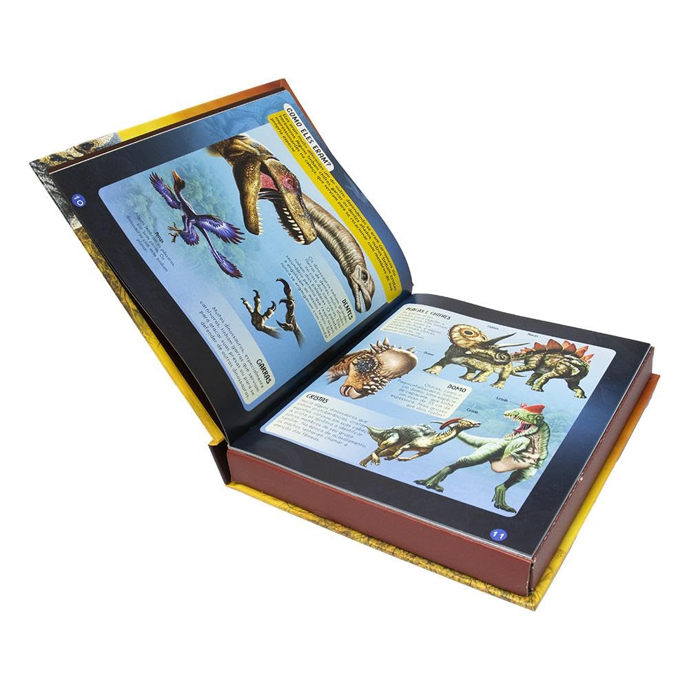 HAPPY BOOKS - LIVRO DE MAQUETE 3D - INCRIVEIS DINOSSAUROS - Imagem 3