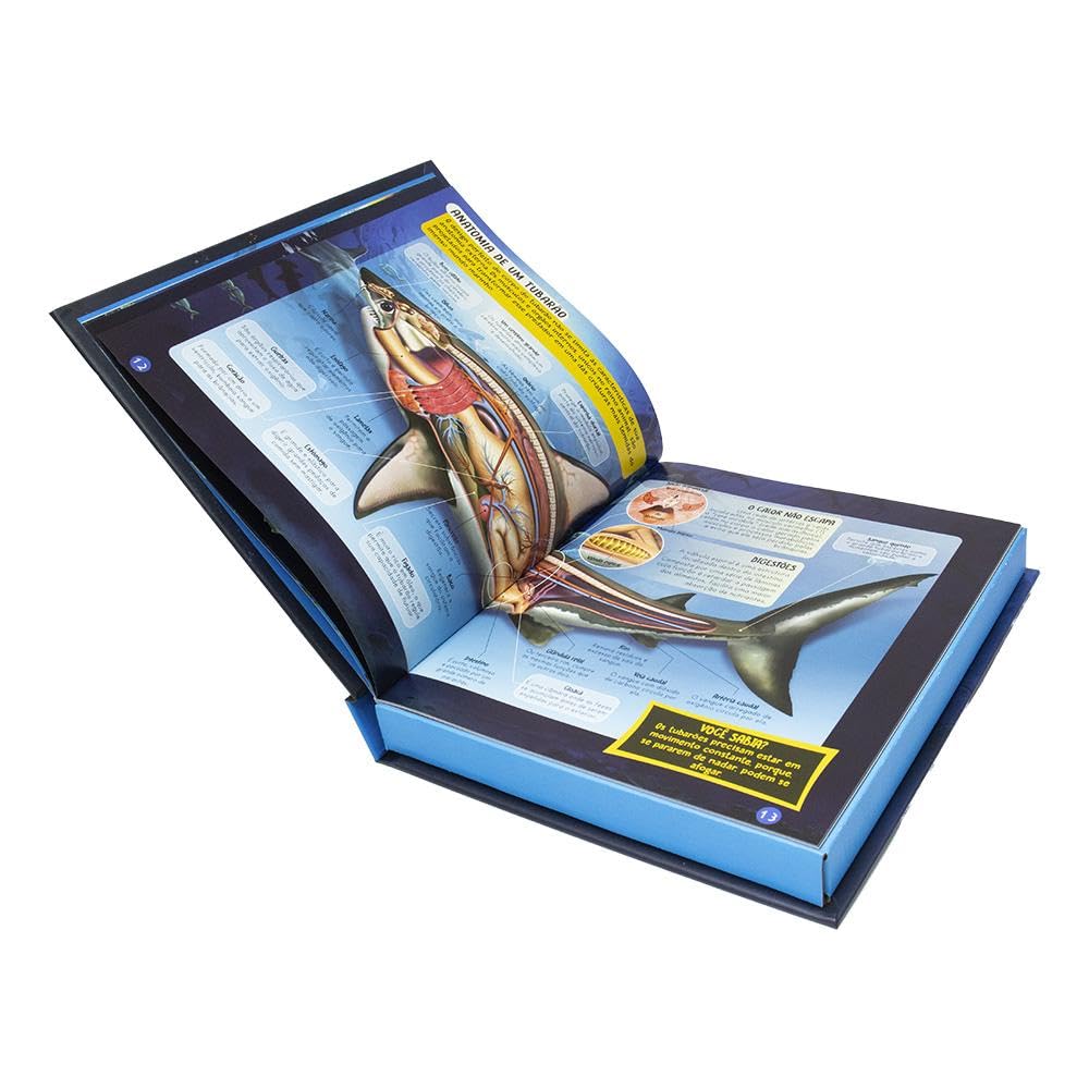 HAPPY BOOKS - LIVRO DE MAQUETE 3D - TUBARAO BRANCO - Imagem 3