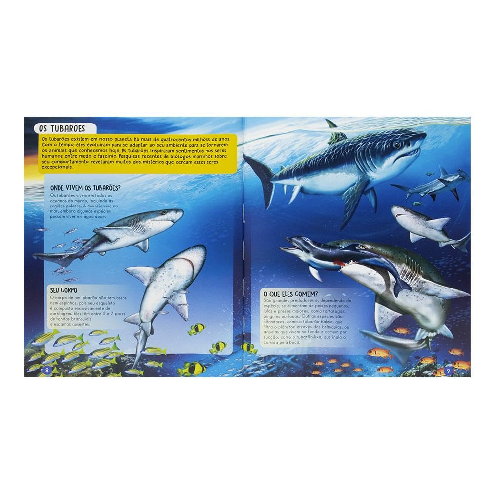 HAPPY BOOKS - LIVRO DE MAQUETE 3D - TUBARAO BRANCO - Imagem 4
