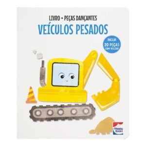 HAPPY BOOKS - LIVRO + PECAS DANCANTES - VEICULOS PESADOS