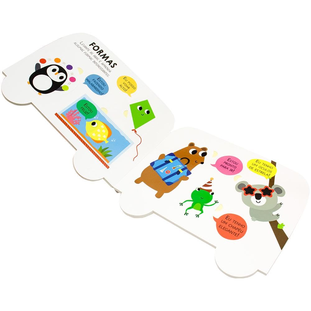 HAPPY BOOKS - PASSEIO ANIMADO - UM LIVRO COM ABAS - ESCOLA - Imagem 4