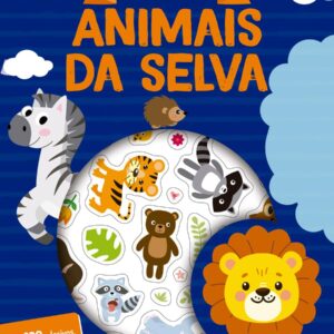 CIRANDA CULTURAL - MEUS ADESIVOS EM FELTRO - ANIMAIS DA SELVA