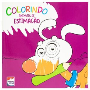 HAPPY BOOKS - COLORINDO - ANIMAIS DE ESTIMACAO