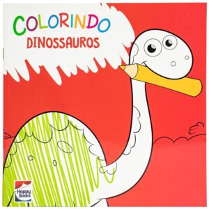 HAPPY BOOKS - COLORINDO - DINOSSAUROS