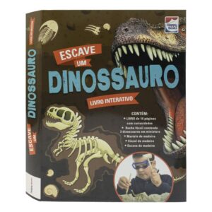 HAPPYBOOK - LIVRO & KIT - ESCAVE UM DINOSSAURO