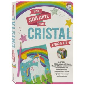 HAPPY BOOKS - LIVRO & KIT - MANIA DO CRISTAL UNICORNIO