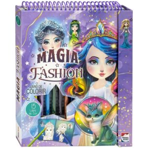 HAPPY BOOKS - MAGIA FASHION - LIVRO DE COLORIR