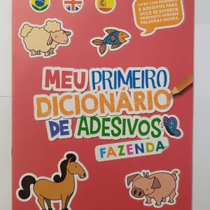 PÉ DA LETRA - MEU PRIMEIRO DIC DE ADESIVOS - FAZENDA