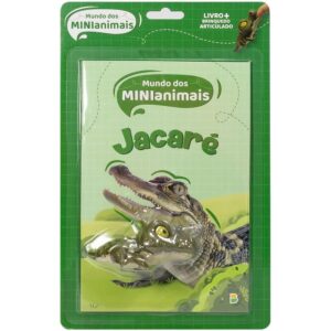 TODO LIVRO- MUNDO DOS MINIANIMAIS - LEIA E BRINQUE - JACARE