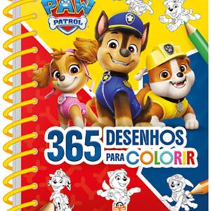 BLU EDITORA - PATRULHA CANINA - 365 DESENHOS PARA COLORIR - CHASE (AMARELO)