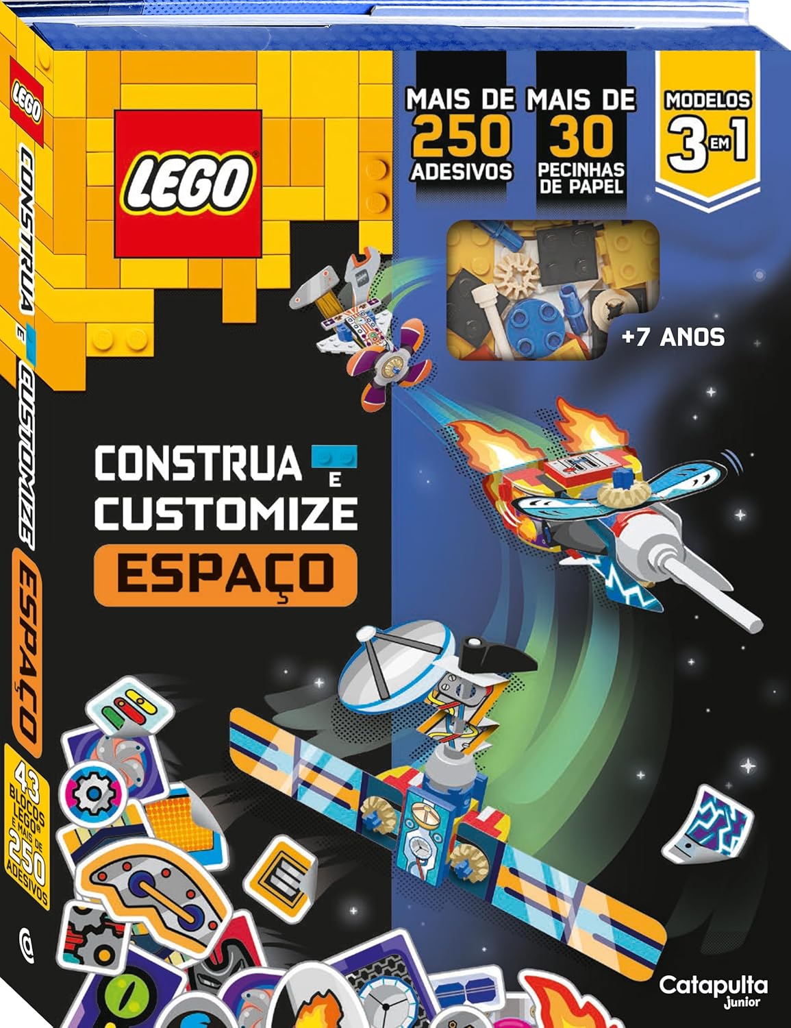 CATAPULTA - LEGO BOOKS CONSTRUA E CUSTOMIZE ESPACO