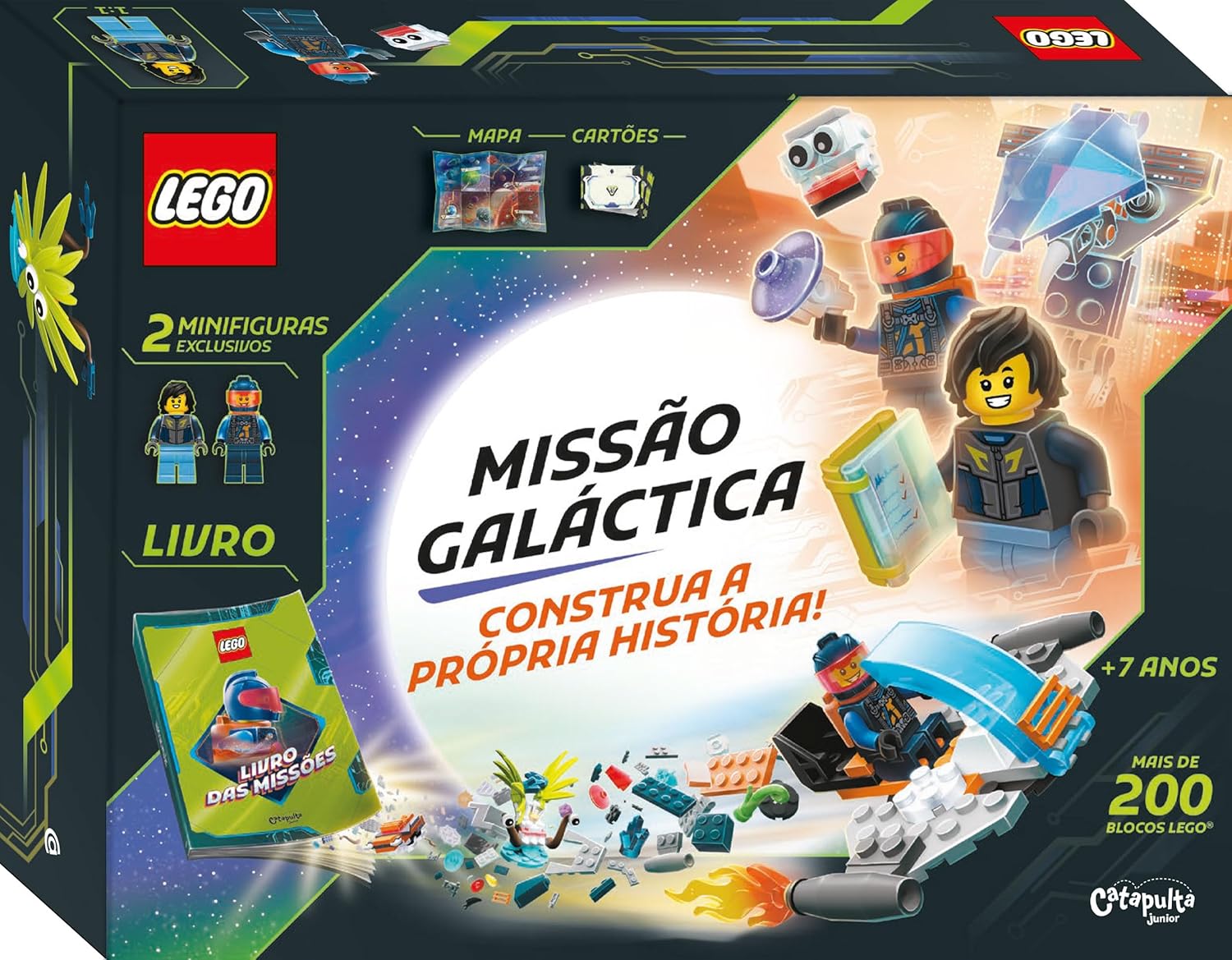 CATAPULTA - LEGO MISSAO GALACTICA - CONSTRUA PROPRIA HISTORIA
