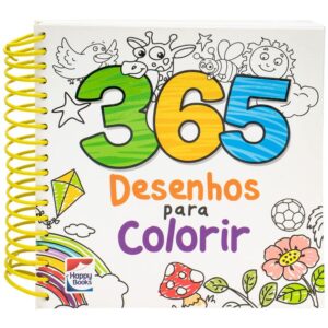 HAPPY BOOKS - 365 DESENHOS PARA COLORIR